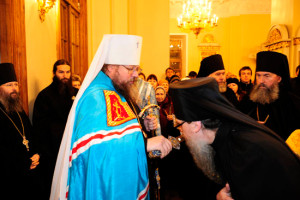 Metropolitan Jonah arrives in Moscow for 15th anniversary celebration of St. Catherine Representation Church