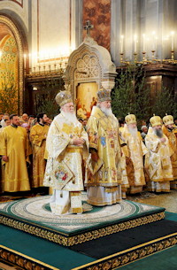 OCA's Moscow representative at May 24 celebration of Patriarch Kirill's namesday