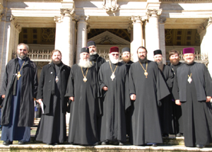 Archbishop Nathaniel, Bishop Ireneu meet with western European Romanian Bishops