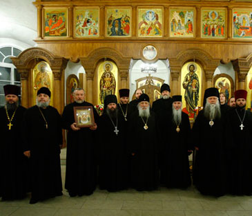 Metropolitan Laurus at St. Catherine's