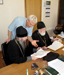 OCA representatives visit Russian Bible Society's Moscow headquarters