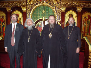 Belarusian cleric visits OCA Chancery
