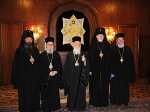 Ecumenical Patriarch Bartholomew meets with Episcopal Assembly officers
