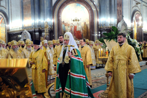 Metropolitan Jonah congratulates Patriarch Kirill on enthronement anniversary