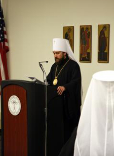 Metropolitan Hilarion [Alfeyev] delivers Fr. Schmemann Memorial Lecture